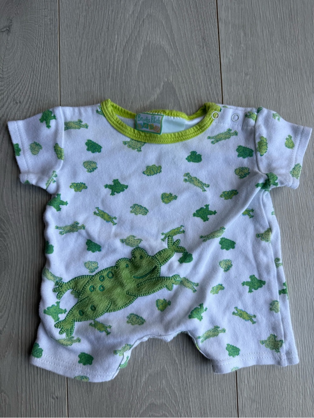 Frog One-Piece Baby Romper